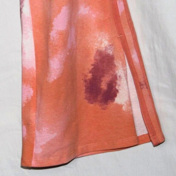 Adidas Girls’ Flare Leg Pants - Size 14 - NWT - Peach Tie-Dye - Picture 5 of 7